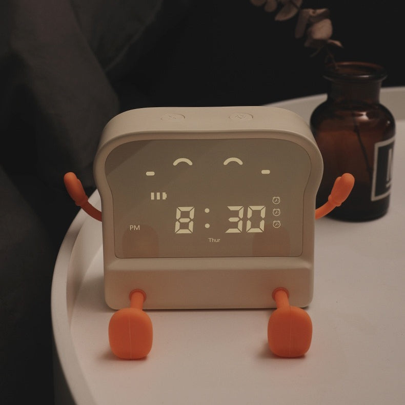 Cute Toast Alarm Clock (5 - 9 Working Days Delivery)