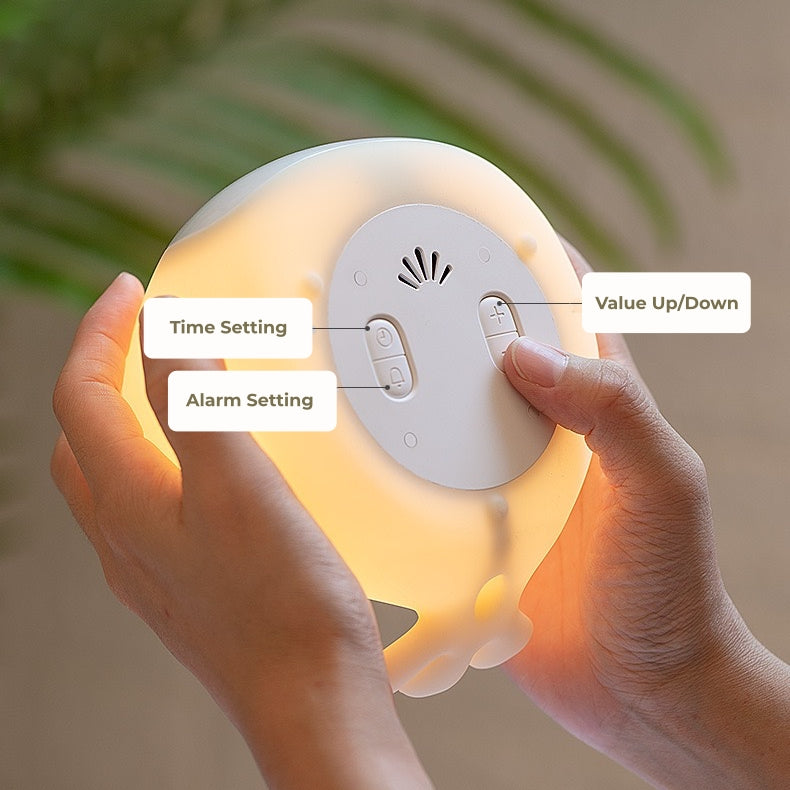 Baby Chick 2 in 1 Alarm Clock + LED Night Lamp (5-9 Working Days Delivery)