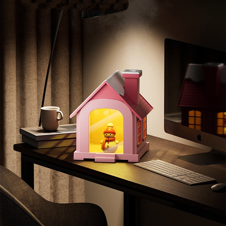 Snowman In Hut Humidifier (5-9 Working Days Delivery)