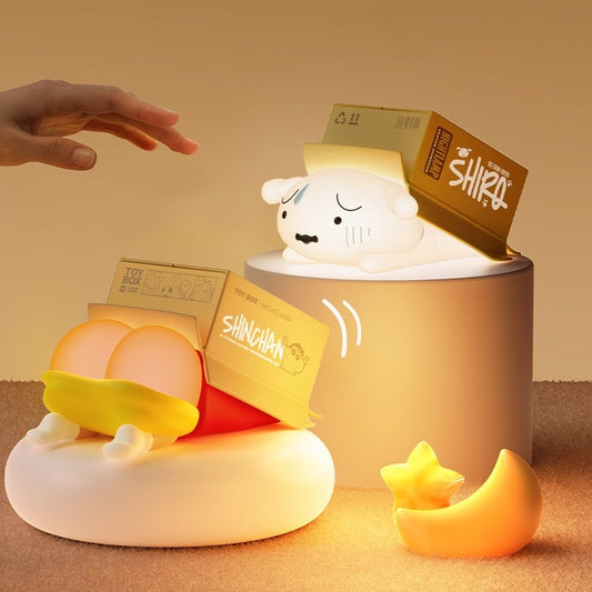 << READY STOCK >> Shin-Chan & Shiro LED Night Lamp