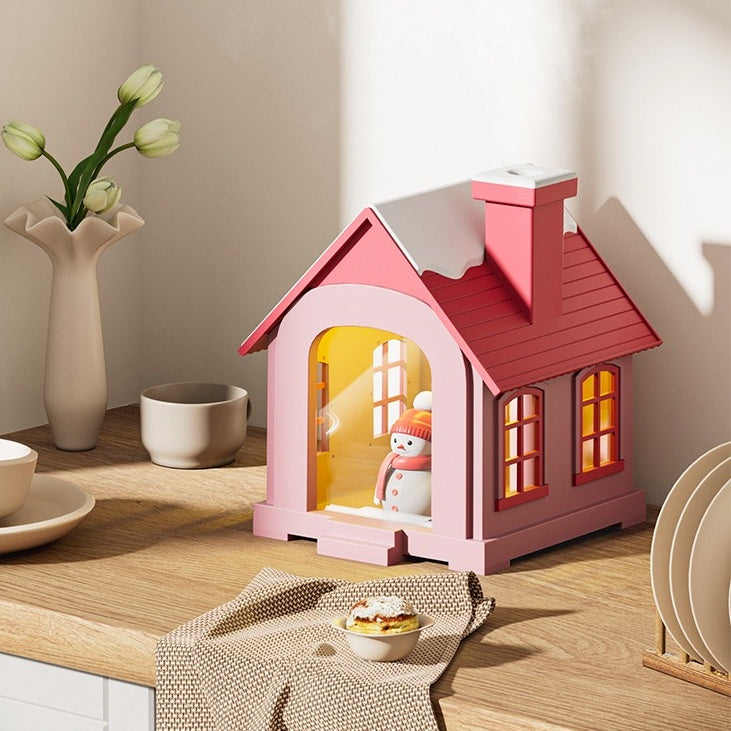 Snowman In Hut Humidifier (5-9 Working Days Delivery)