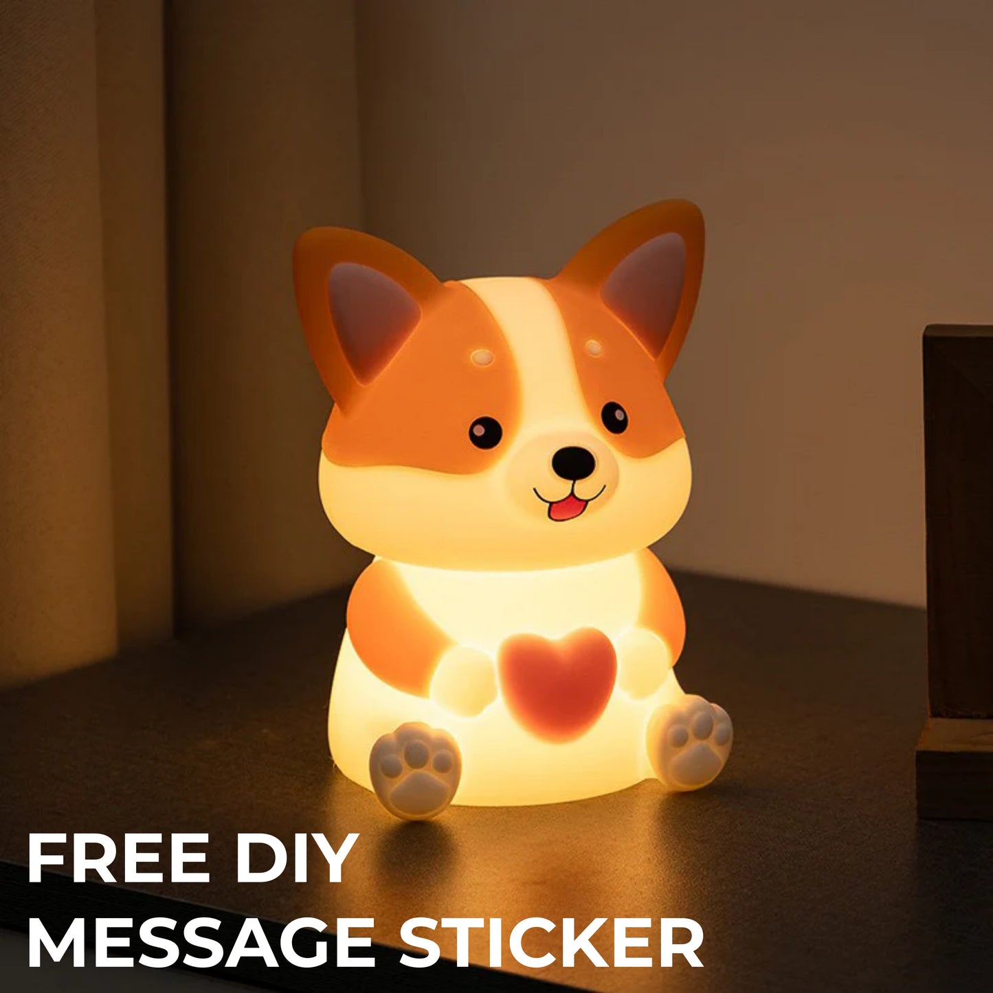 Corgi LED Night Lamp (5-9 Working Days Delivery)