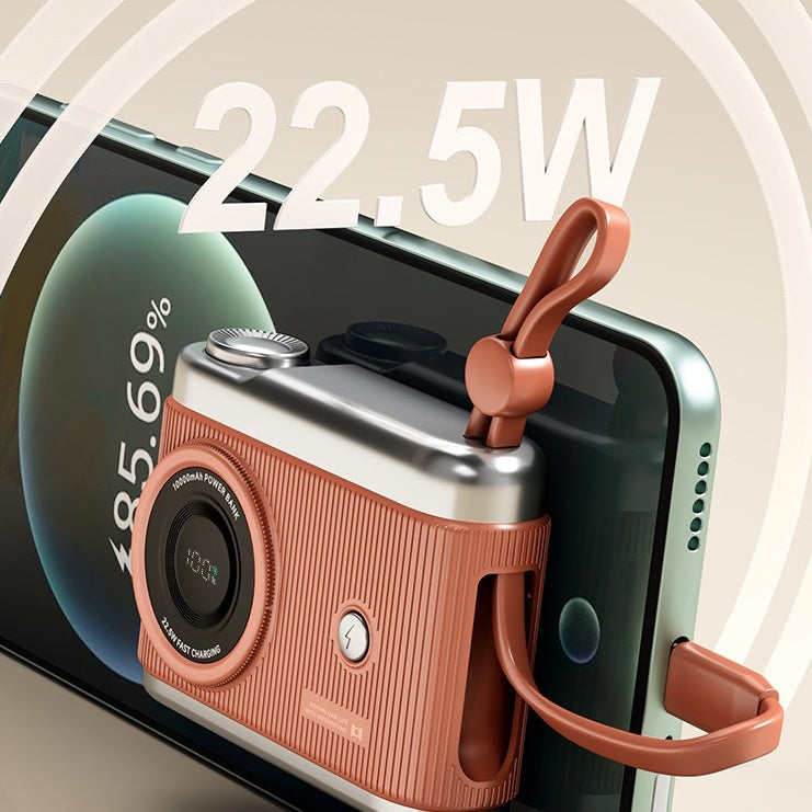 Classic Camera 2 in 1 Powerbank (5-9 Working Days Delivery)