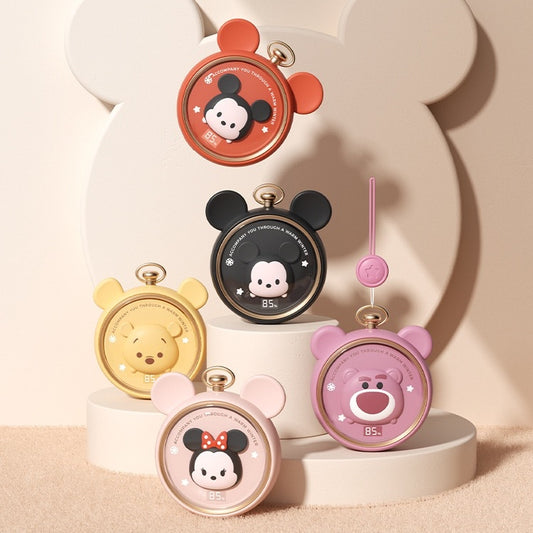 << READY STOCK >> Disney Tsum Tsum Pocket Watch Mini Powerbank + Handwarmer