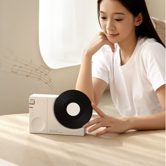 Modern Vinyl Bluetooth Speaker (5 - 9 Working Days Delivery)