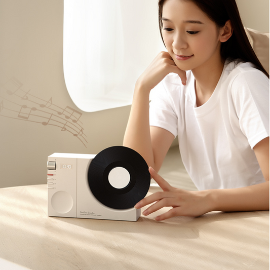 Modern Vinyl Bluetooth Speaker (5-9 WORKING DAYS DELIVERY)