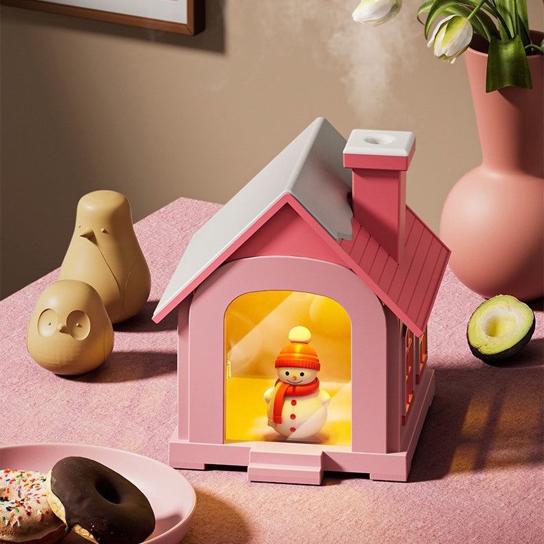 Snowman In Hut Humidifier (5-9 Working Days Delivery)