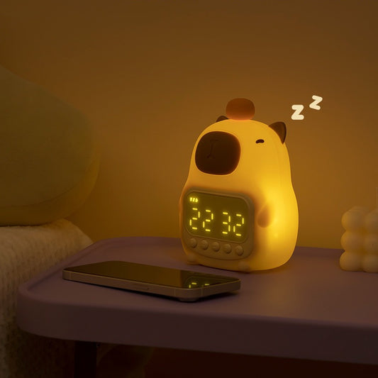 Capybara LED Night Lamp + Alarm Clock (5-9 Working Days Delivery)