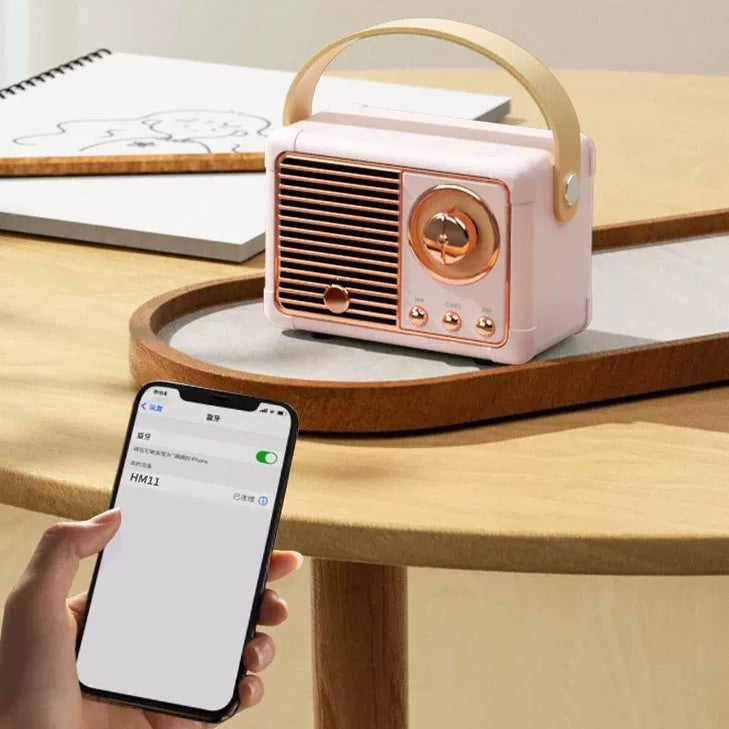 << READY STOCK >> HM11 Mini Vintage Bluetooth Speaker