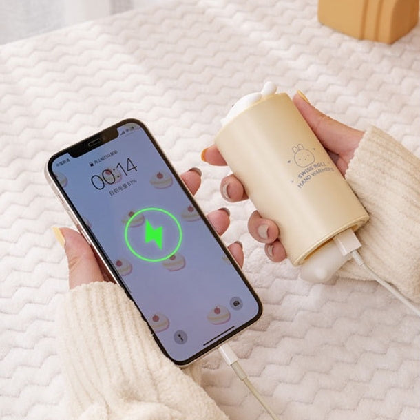 Swiss Roll 2 in 1 Powerbank + Handwarmer (5 - 9 Working Days Delivery)