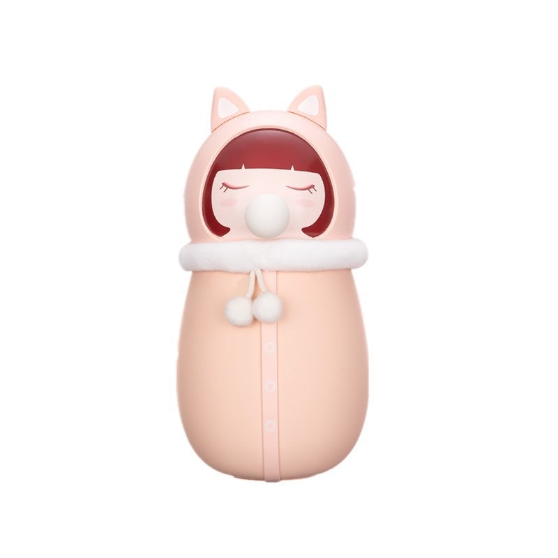 Hooded-Girl 2 in 1 Powerbank + Handwarmer  (5-9 WORKING DAYS DELIVERY)