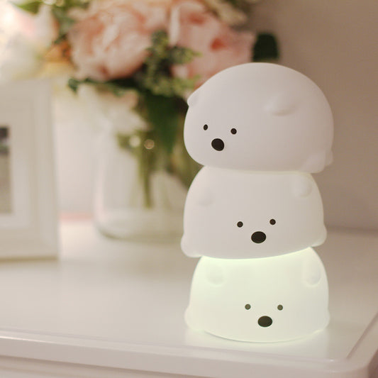 << READY STOCK >> Mochi Bear LED Night Lamp With Remote Control
