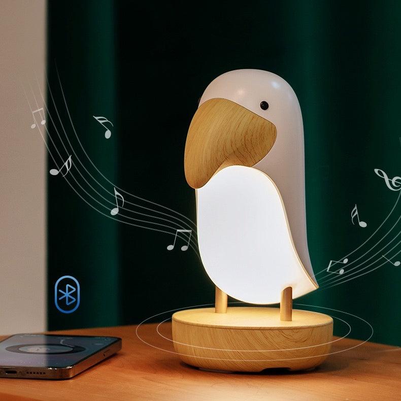 White Taocan 2 in 1 Bluetooth Speaker + Night Lamp (5-9 WORKING DAYS DELIVERY)