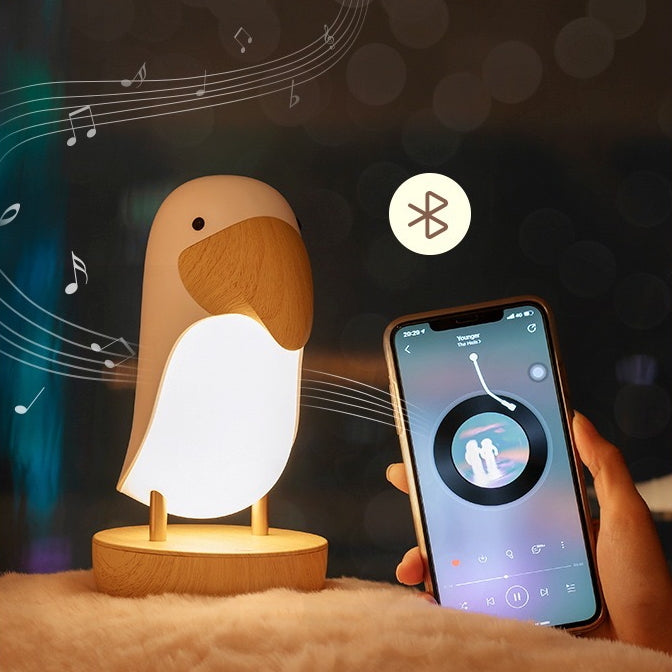 White Taocan 2 in 1 Bluetooth Speaker + Night Lamp (5-9 WORKING DAYS DELIVERY)