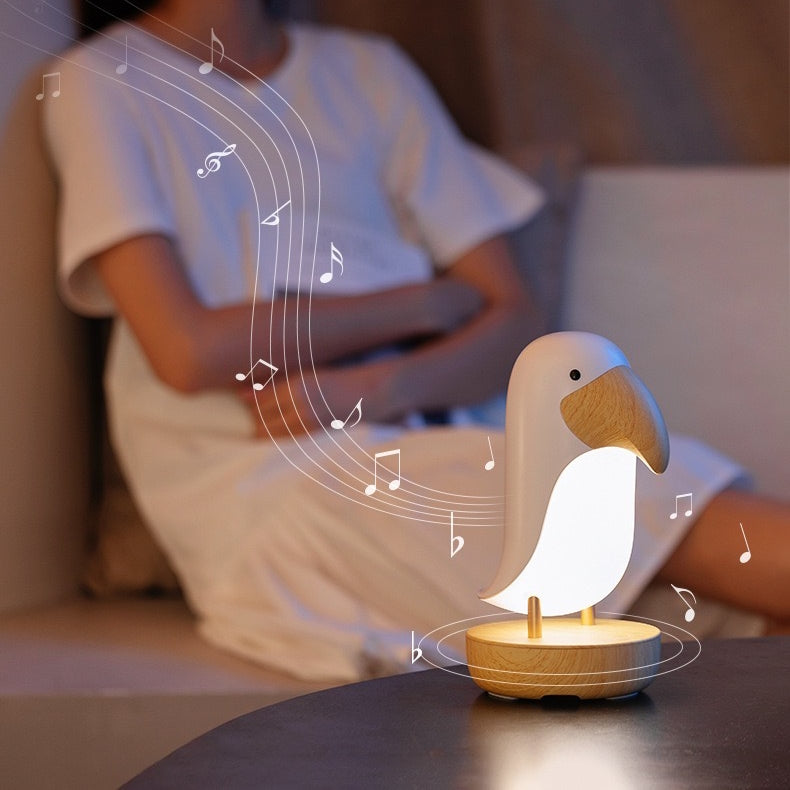 White Taocan 2 in 1 Bluetooth Speaker + Night Lamp (5-9 WORKING DAYS DELIVERY)