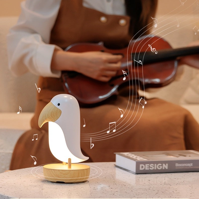 White Taocan 2 in 1 Bluetooth Speaker + Night Lamp (5-9 WORKING DAYS DELIVERY)